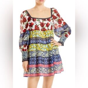 Alice and Olivia Rowen Printed Tunic Dress